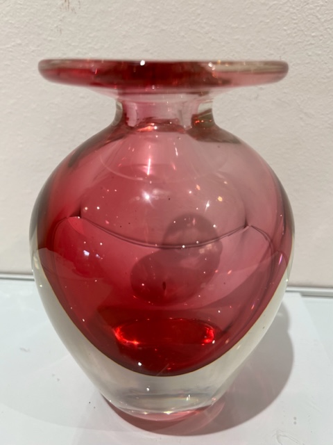 Pink Murano Glass Vase Orakei Objet Antiques Art Furniture And Collectibles In Auckland